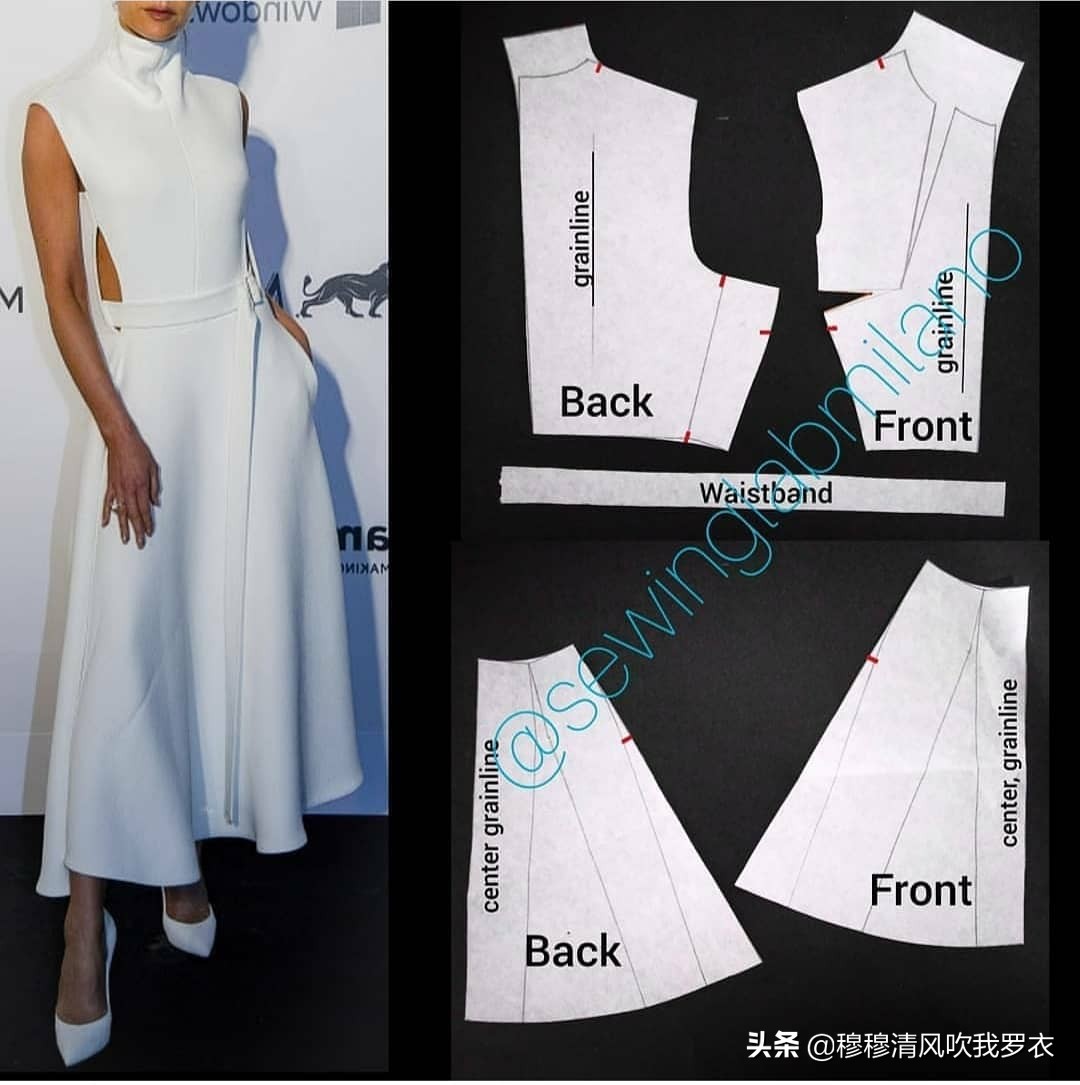 外网收集的一些女装纸样的合集学习服装打版