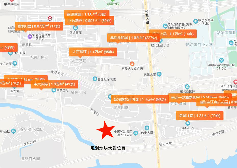 松北新区金色江湾二期规划最新,哈尔滨松北区金色江湾小区规划