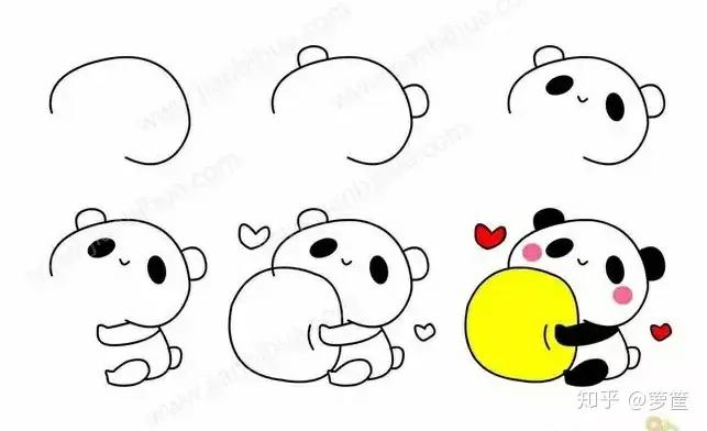 画小动物简笔画简单又漂亮,春天里的小动物怎么画简笔画