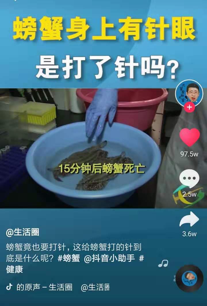 螃蟹注水如何处理,螃蟹注水是真的吗