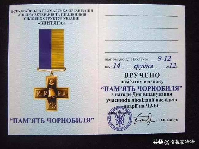 切尔诺贝利救援勋章,切尔诺贝利核事故奖章