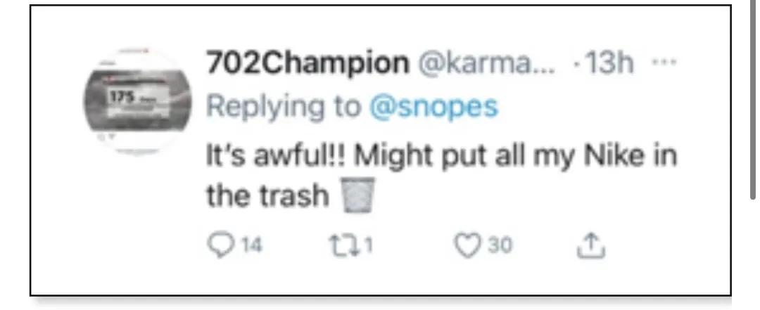 耐克为什么被骂上热搜,nike撒旦鞋里的血是真的吗