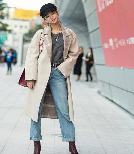 韩流风又起来了，短款夹克+卷边牛仔裤，帅气得不行，第5套更好看