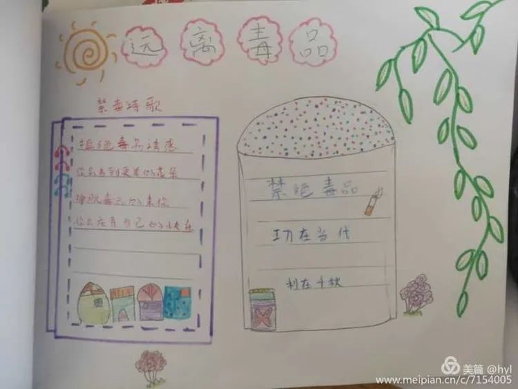 禁毒教育珍爱生命远离毒品绘画,英德市白沙镇禁毒宣传活动