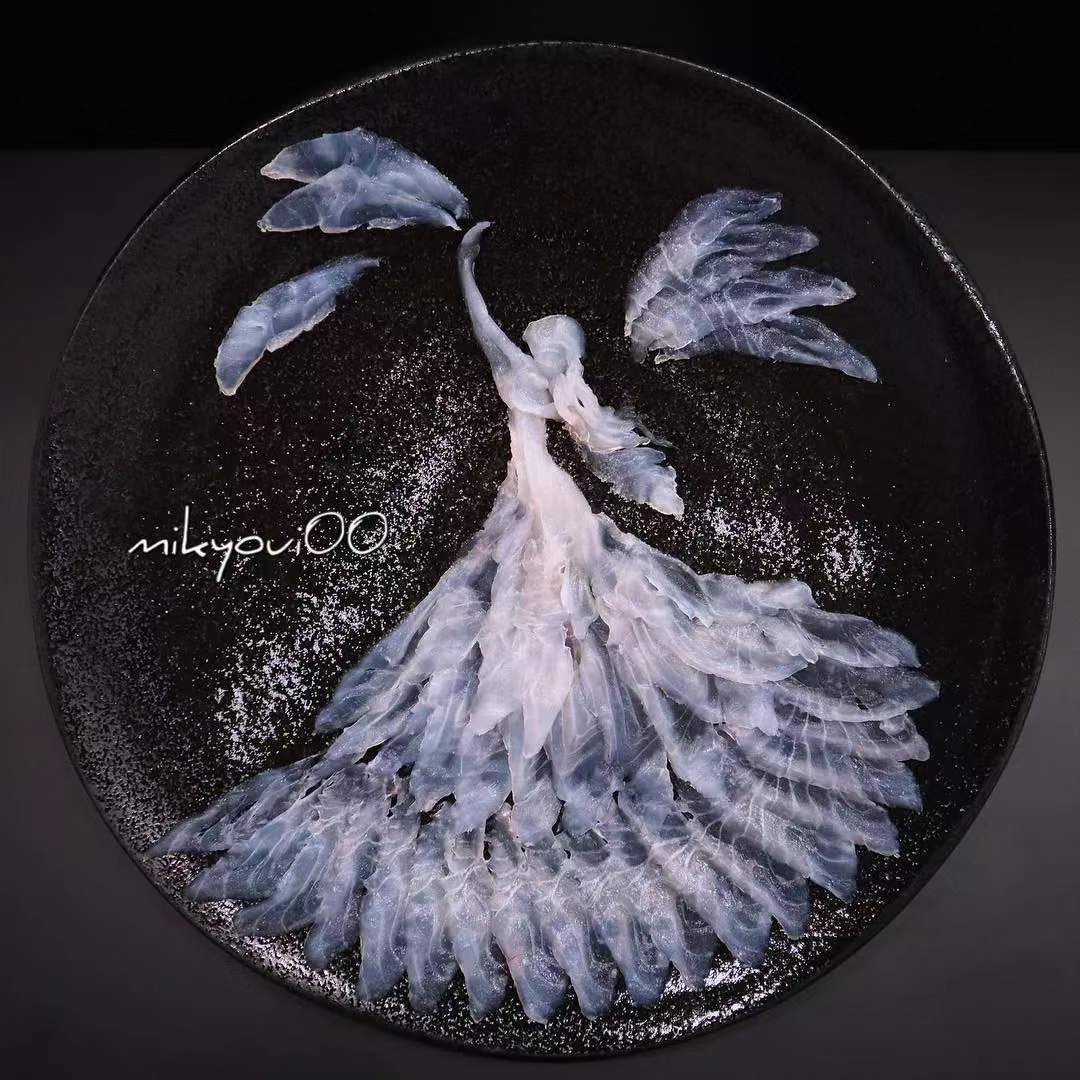 澳龙刺身摆盘制作视频,刺身制作视频创意摆盘