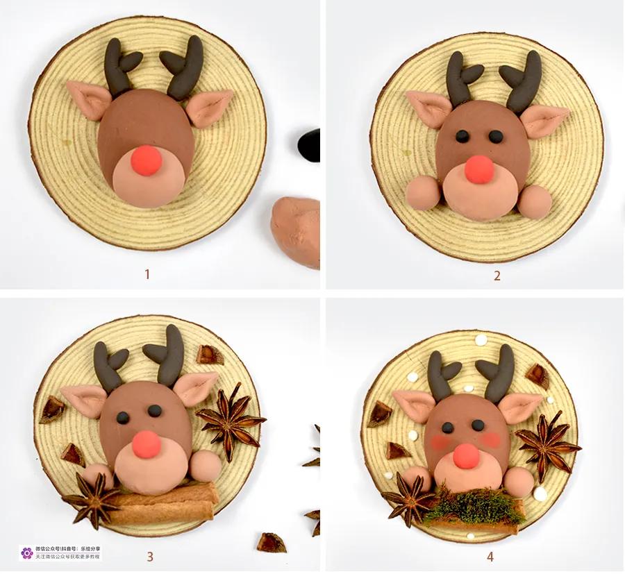 圣诞节幼儿画简单又漂亮,圣诞节儿童画圣诞老人和小鹿