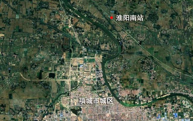 最新卫星图河南周口淮阳,淮阳县城卫星图