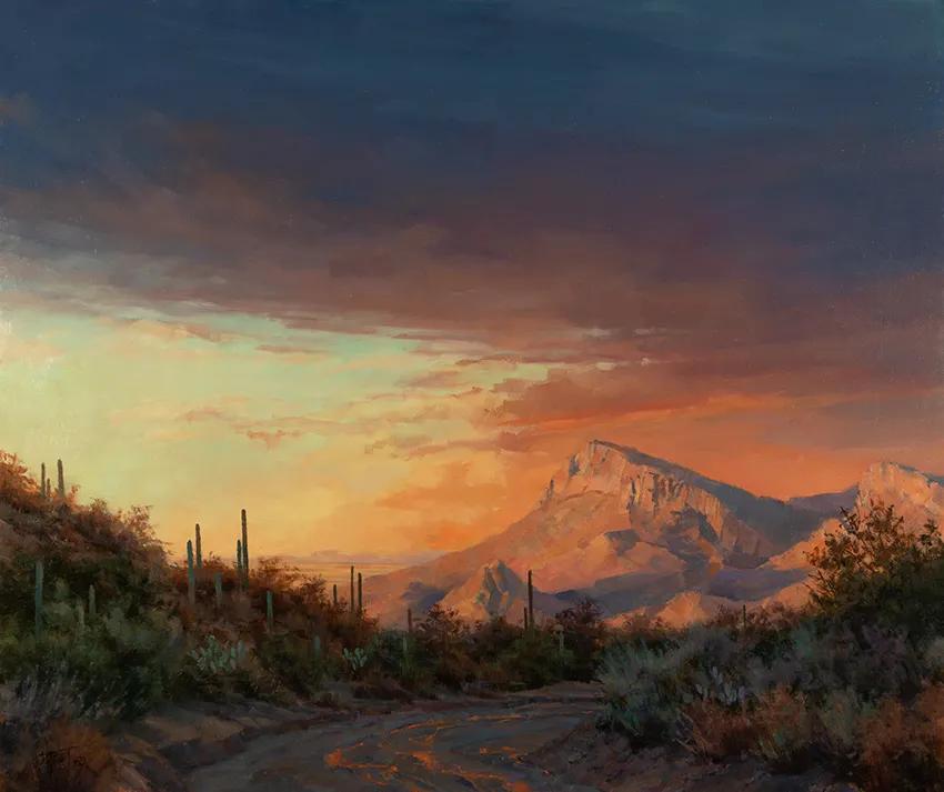 绝美风景油画教程,最灵动的风景油画