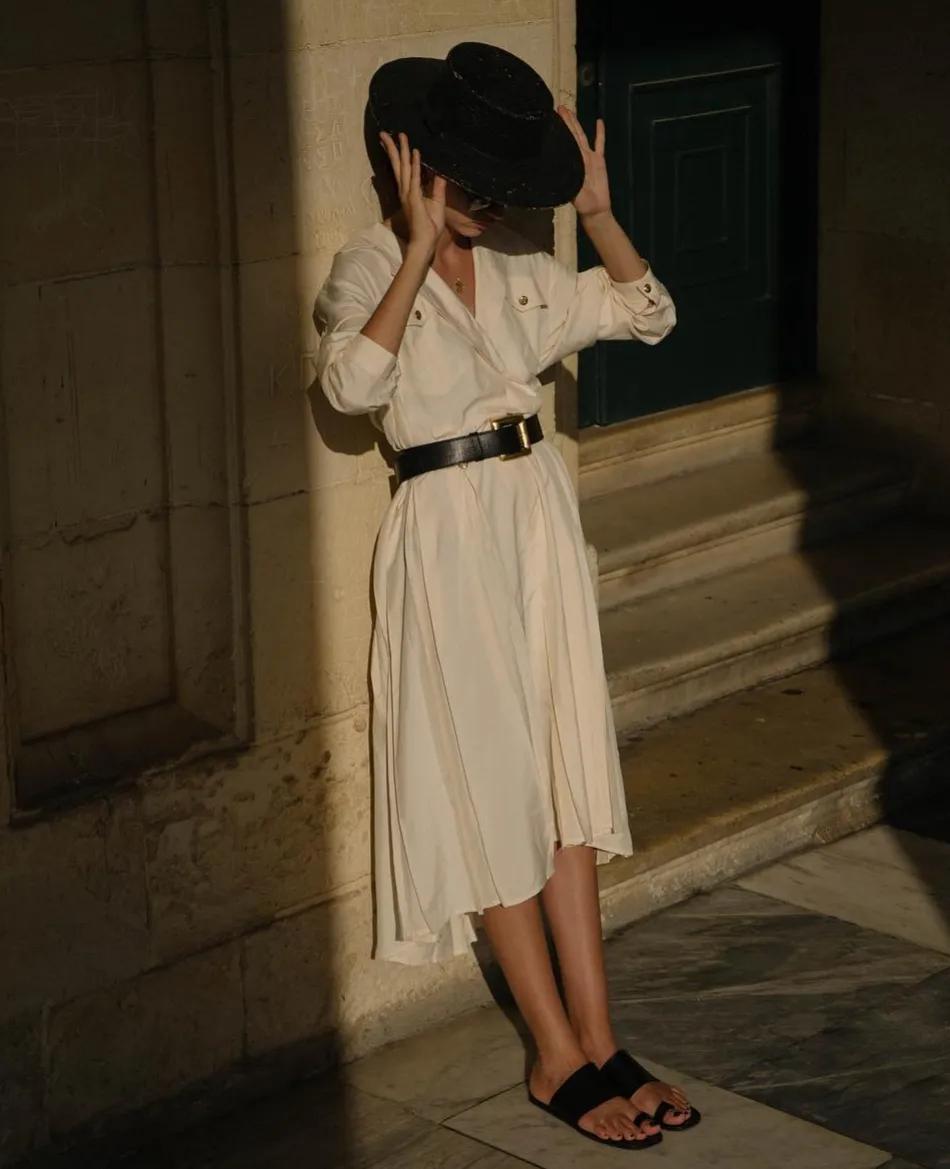 一条腰带拯救一条碎花裙,一条神奇的束腰带