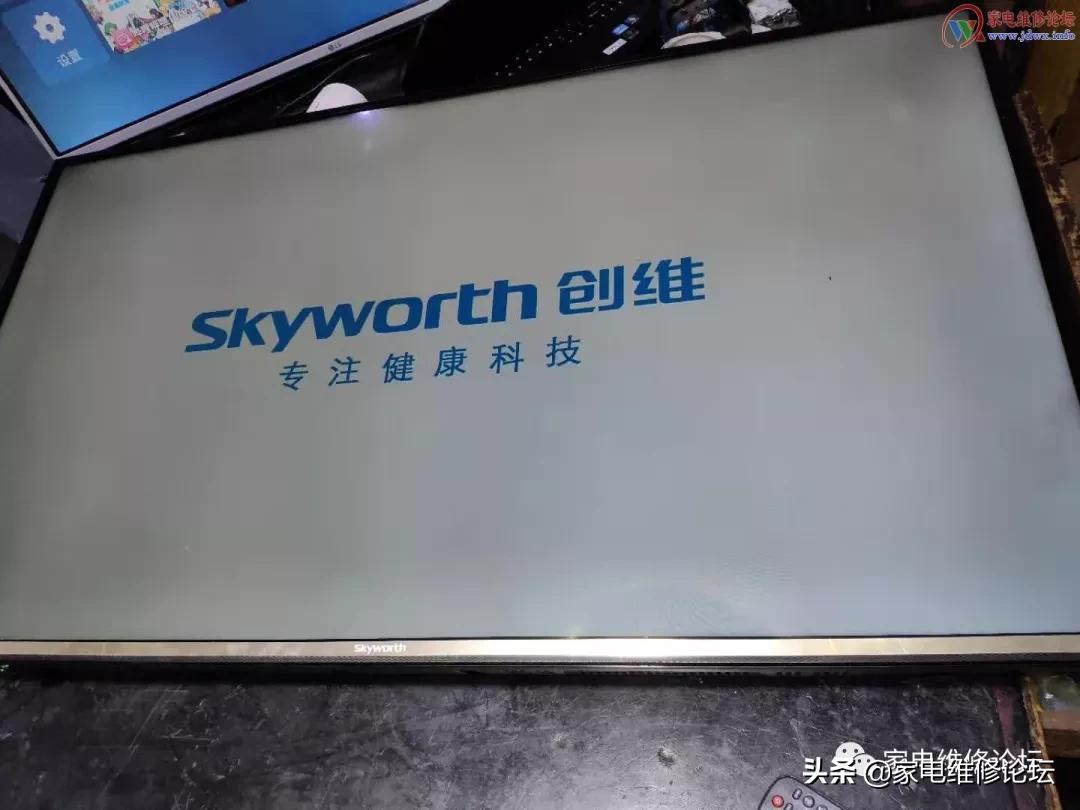 创维电视机50e6000换灯条全过程,创维电视50寸电源背光电路维修