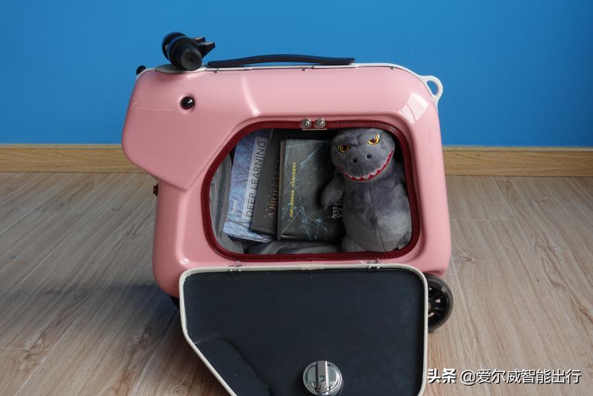 和“汪星人”去旅行,爱尔威儿童骑行箱SQ3粉色版测评