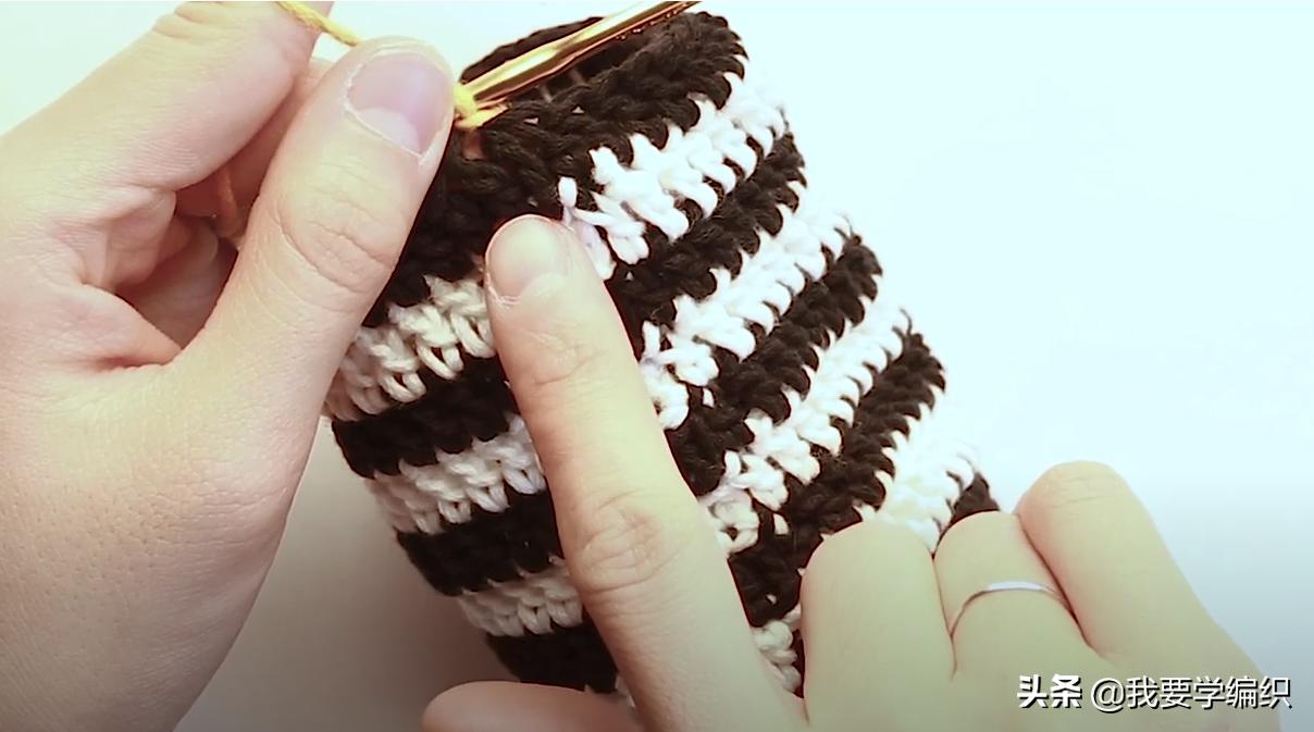 实心杯子套教程,大肚杯水杯套教程100种