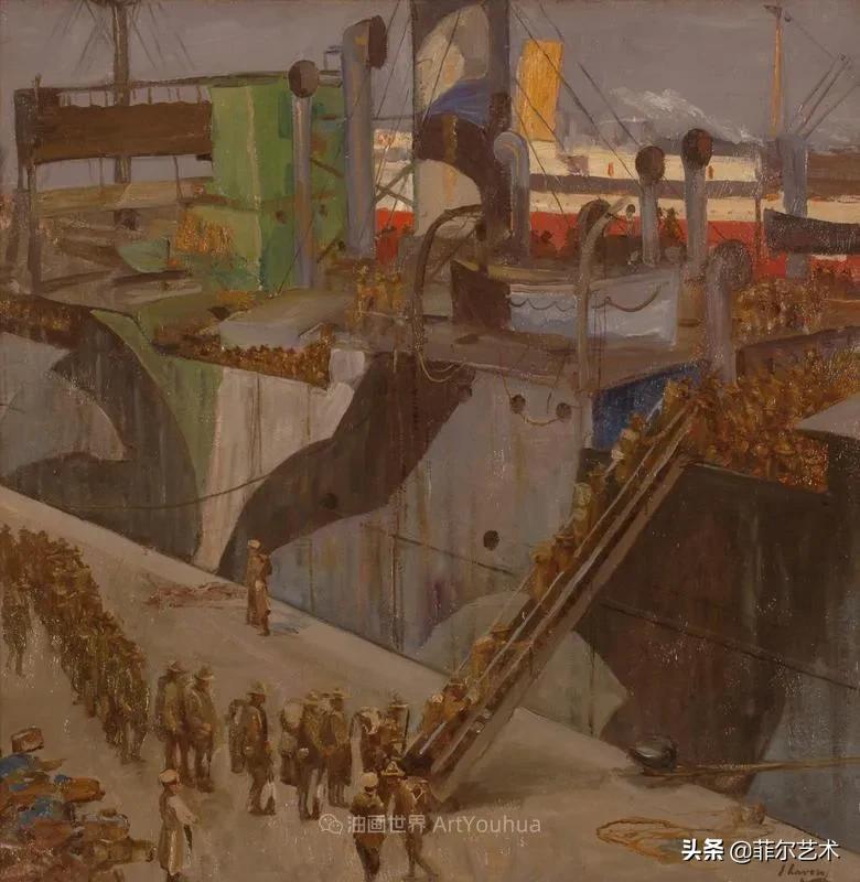 爱尔兰画家的风景油画欣赏,胡安米罗油画作品欣赏