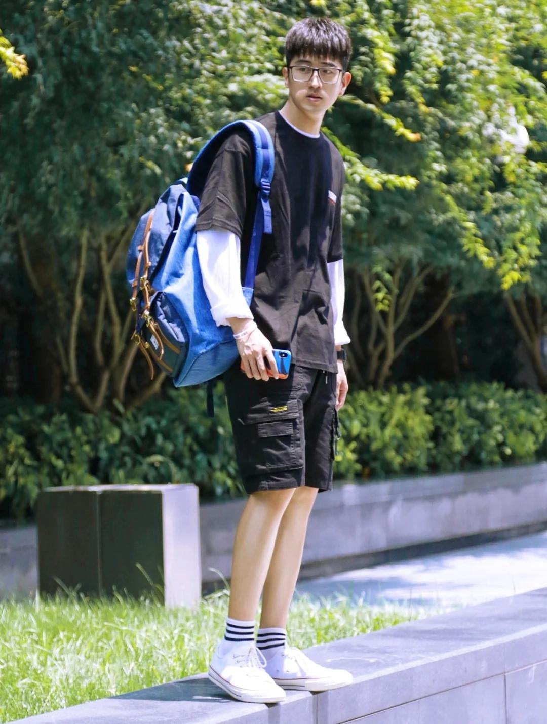 工装短裤搭配男生180,175男生如何穿短裤不显个子矮