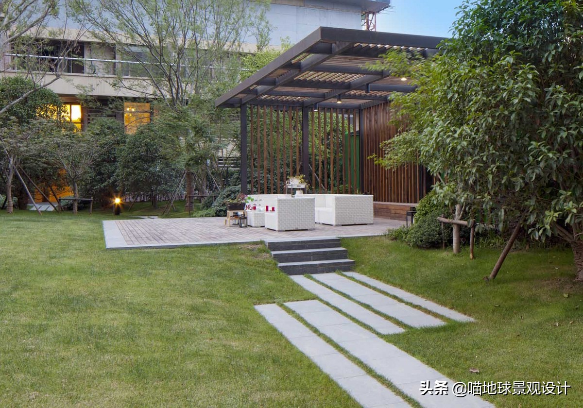 100款庭院廊架图片,中式庭院亭子设计效果图