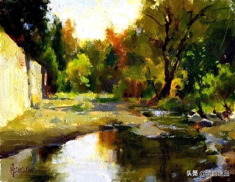 美国艺术家乔biwler油画作品赏析,丽莎印象派油画欣赏