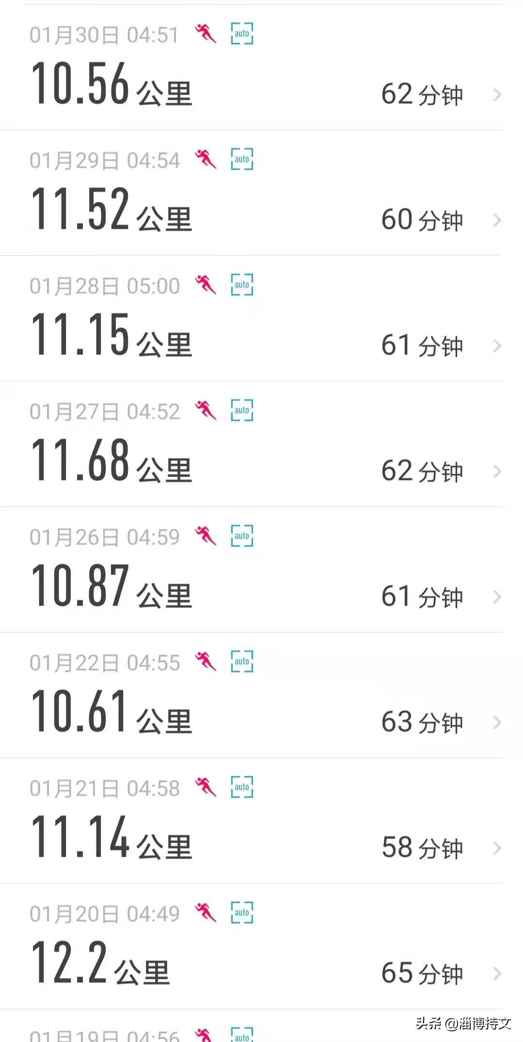 热爱生活从每日跑步开始,跑步让我感受健康和快乐