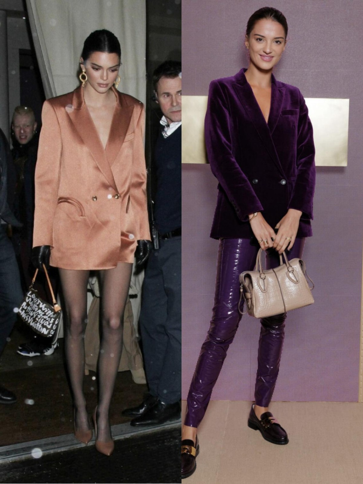 穿惯了普通的西装,来点不一样的款式,复古的丝绒西装值得一试