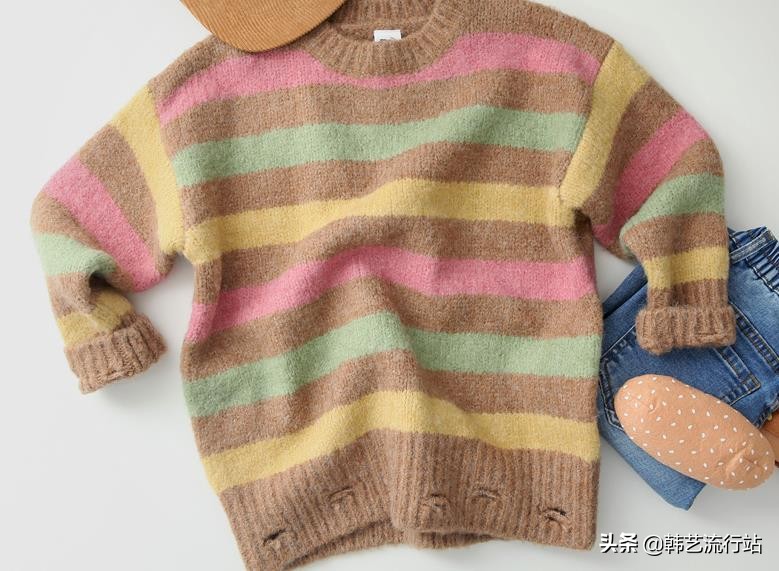 韩版宽松针织毛衣2017,最新款女士韩版手织毛衣18-21岁穿