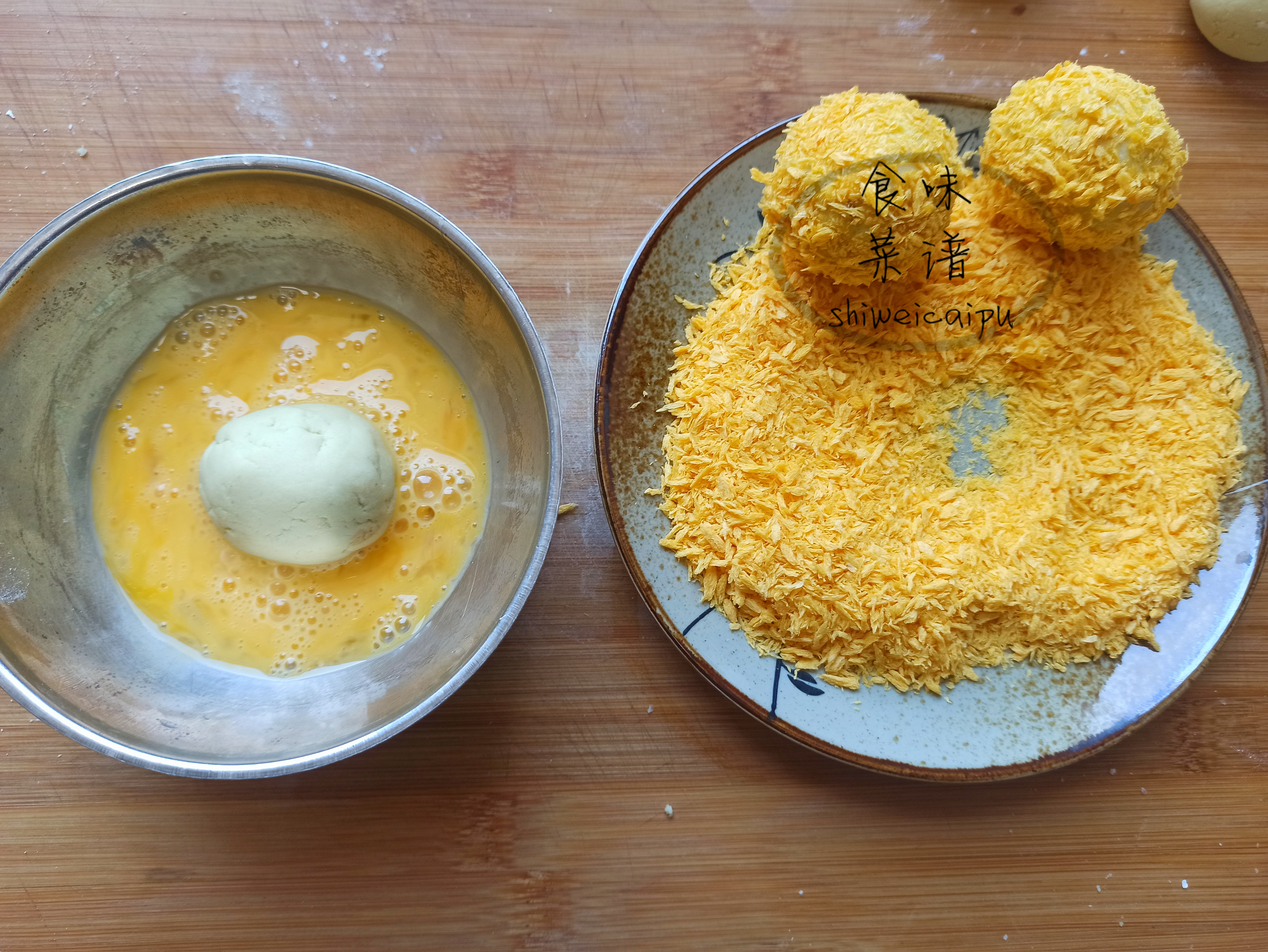 为啥我炸的丸子发黑,用面炸的丸子怎么不酥脆呢