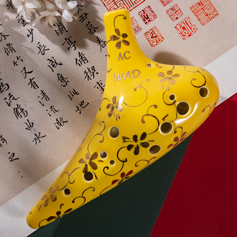 12孔ac调陶笛初学者入门,12孔陶笛AC入门