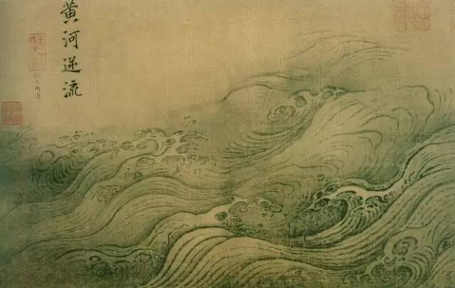 近现代名家画水,历代名家绘画水墨写生图