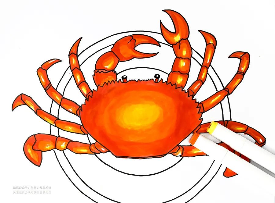 儿童画秋风落叶,儿童画教学简单6-9岁中秋