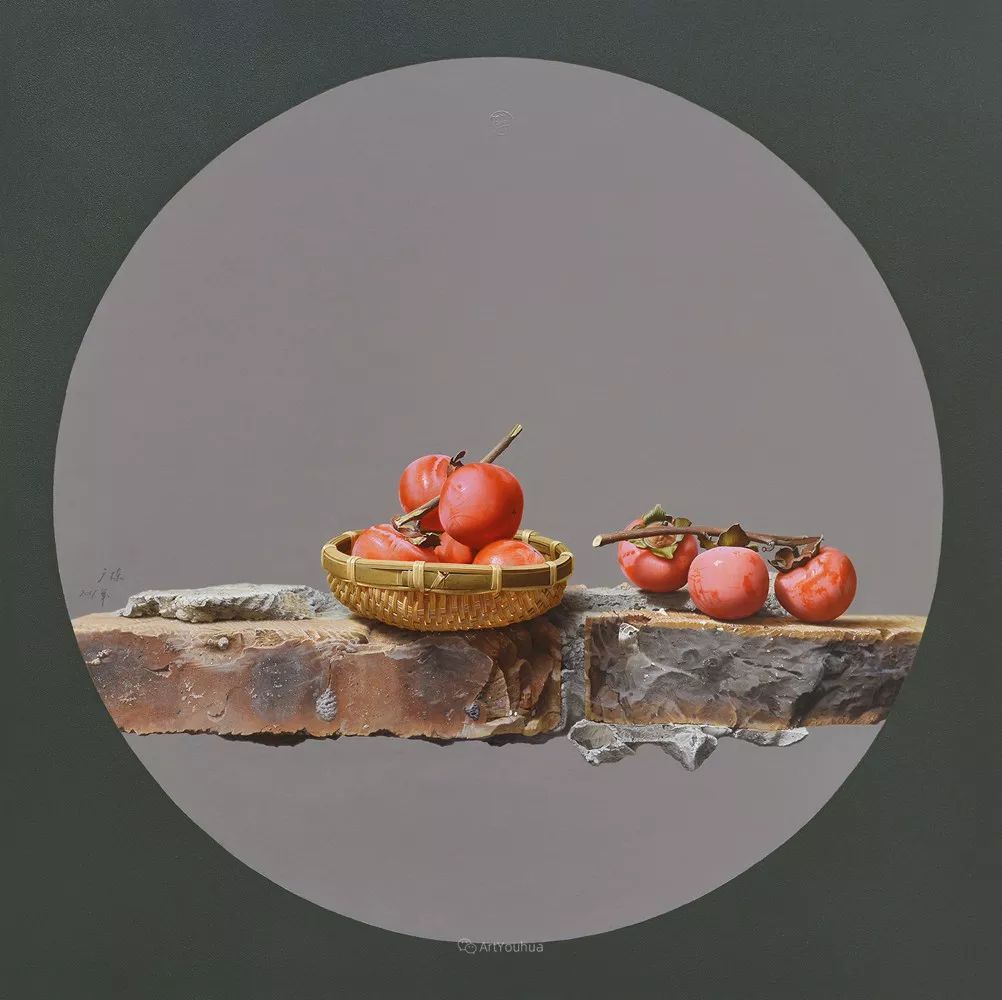 中国写意油画双年展高清作品集,国韵经典油画第五届