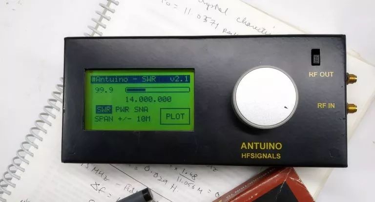 为天线、电台电路打造的一款紧凑的无线电实验室ANTUINO