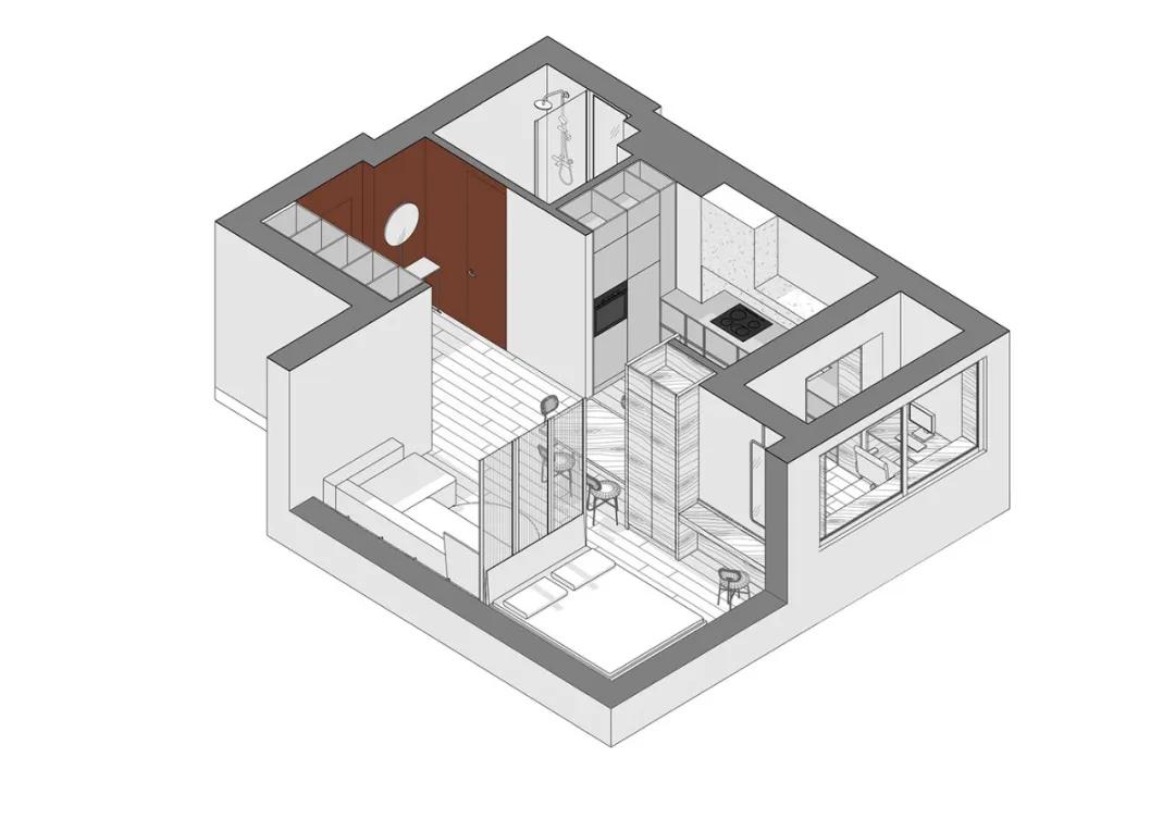 40平米小户型设计视频,宜家40平方小户型装修