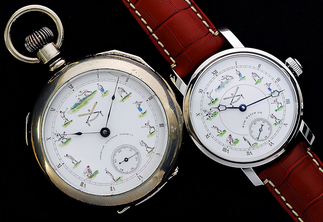 美国棒球联名手表,棒球手标志的手表