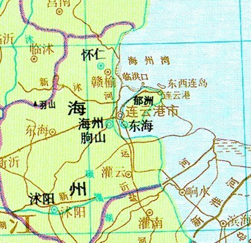 连云港地图区域划分,江苏连云港地图全图