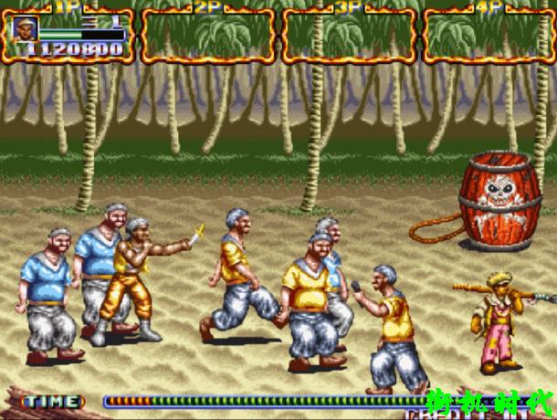 街机游戏在对手身上旋转大招,街机游戏有一个角色是食人花