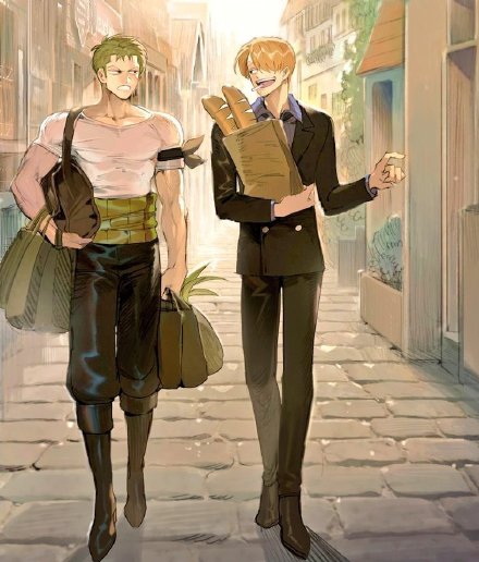 索隆和山治的情侣时刻,索隆和山治日常干架