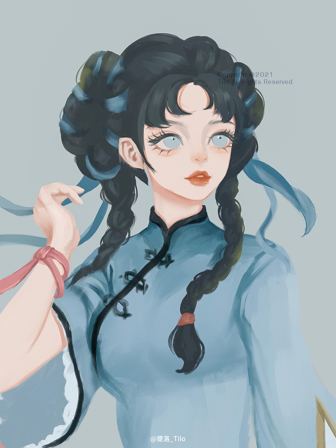 王者荣耀绘画蔡文姬长大后的样子,王者荣耀头像菜牛系列蔡文姬