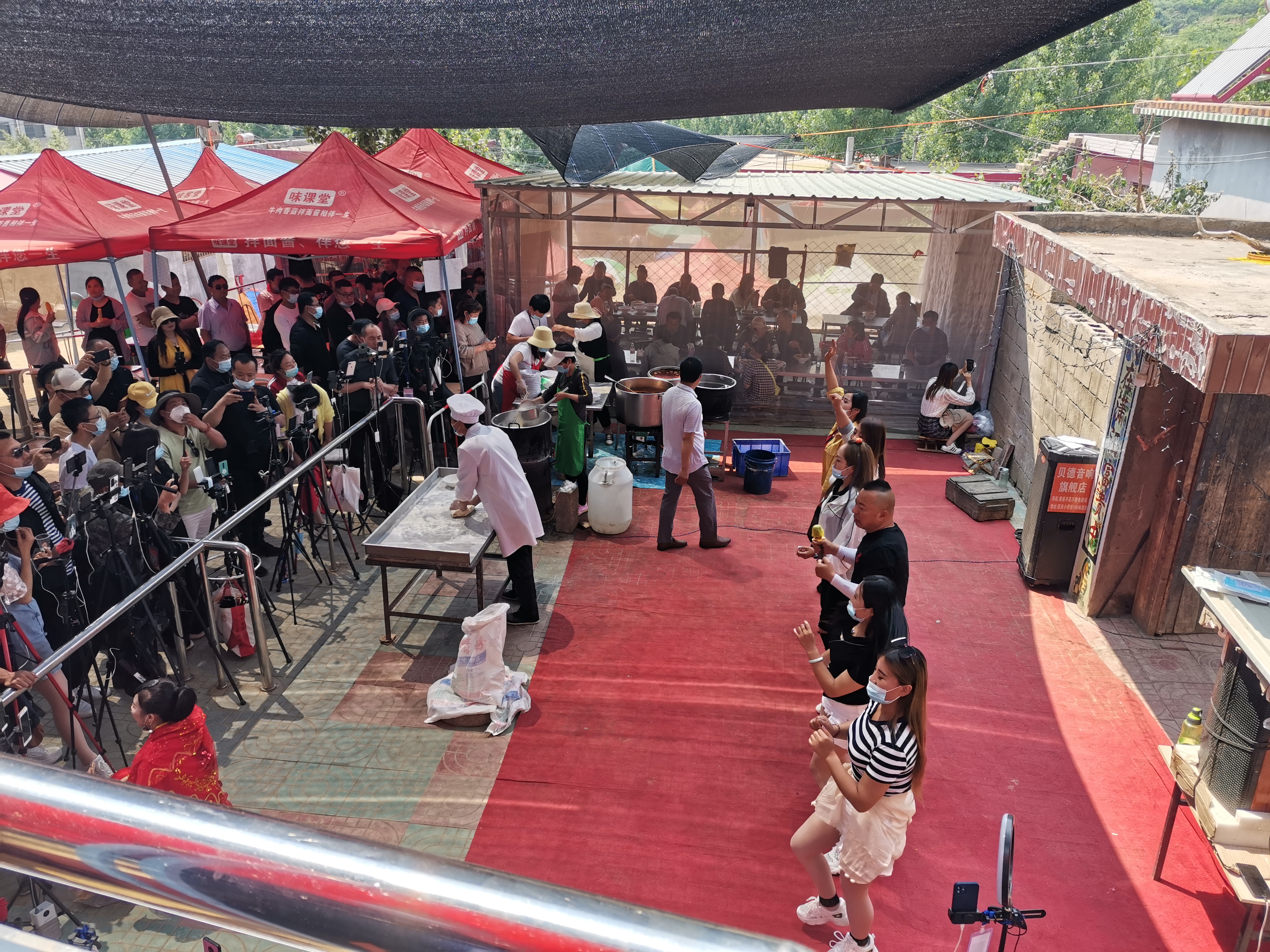 现场实拍杨树行村拉面哥家门口,拉面哥的家乡临沂市费县杨树行村