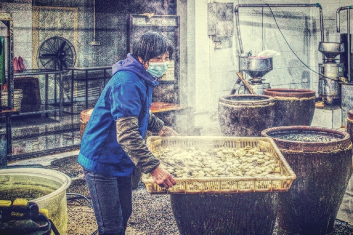 纯手工豆腐干的制作大全,石磨豆腐干怎么制作