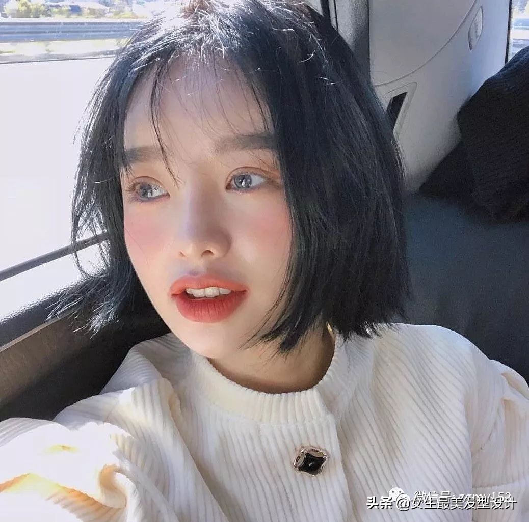 少女心爆棚的中短发,学生党能扎起来的短发推荐