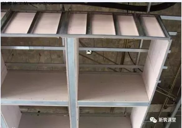 轻钢龙骨石膏板造型吊顶施工视频,石膏板天花吊顶施工全过程