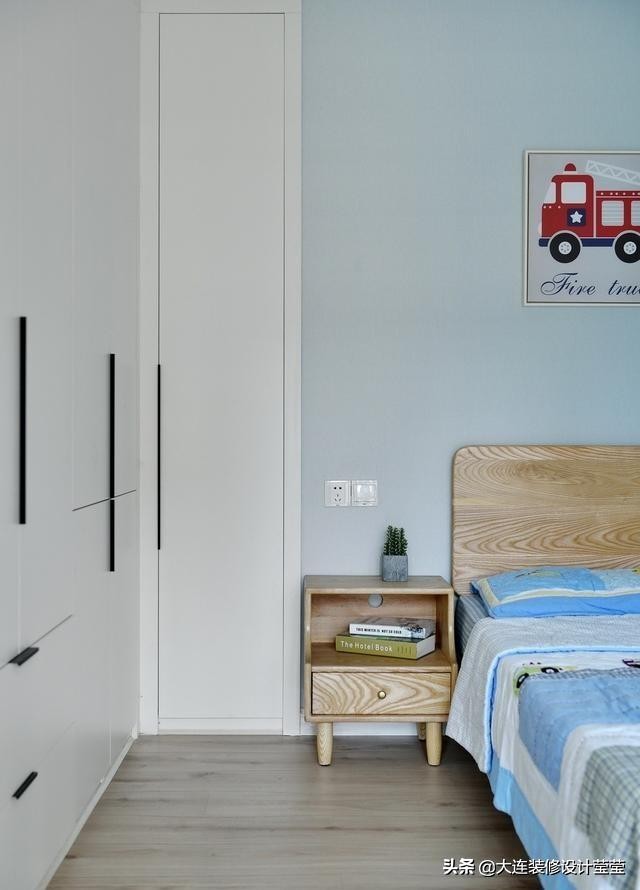 老师的家是这样的，温馨的四口之家，大连璞石墅北欧风装修解析