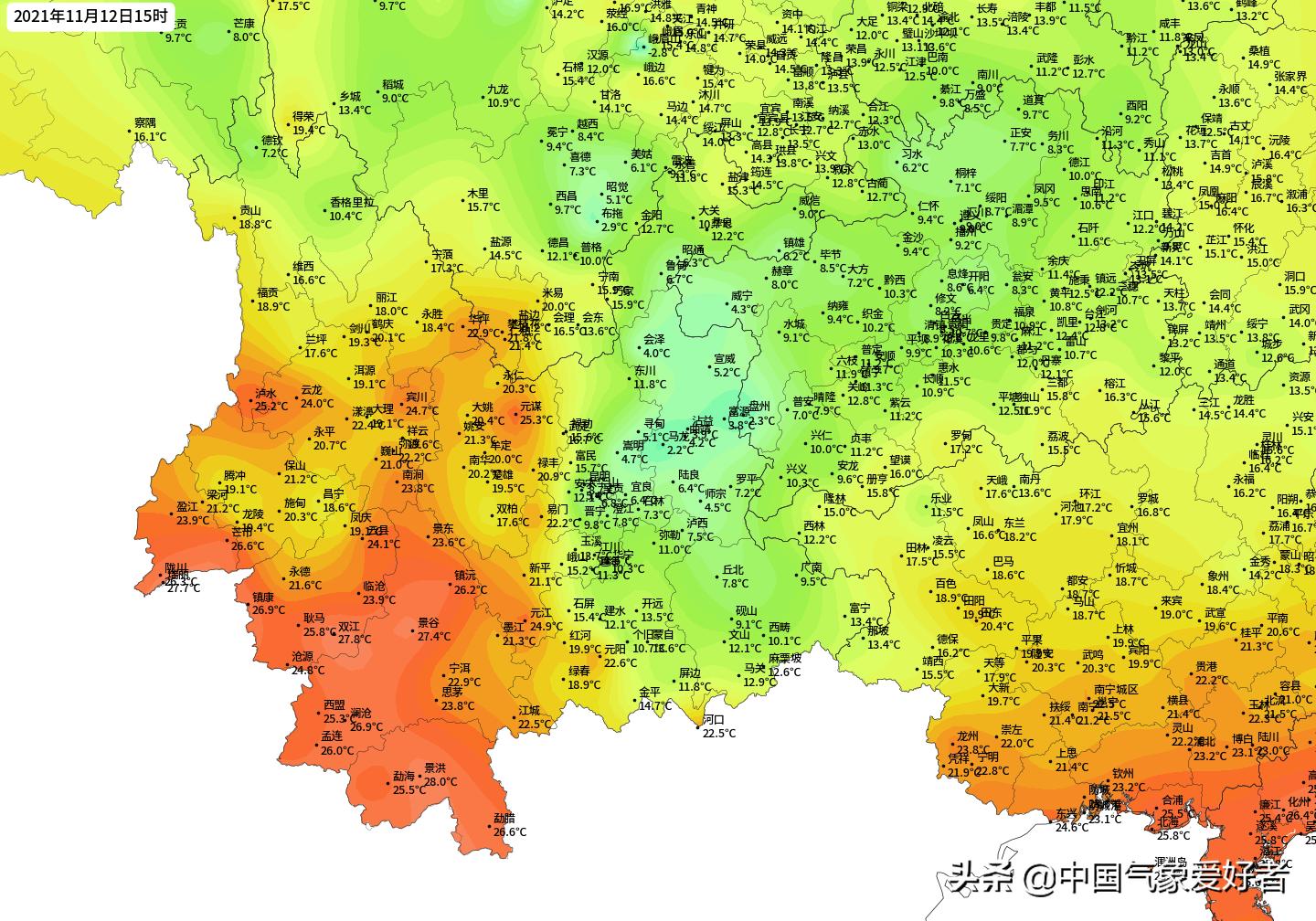 西双版纳不受寒潮的影响,云南西双版纳未来几天的降雨情况