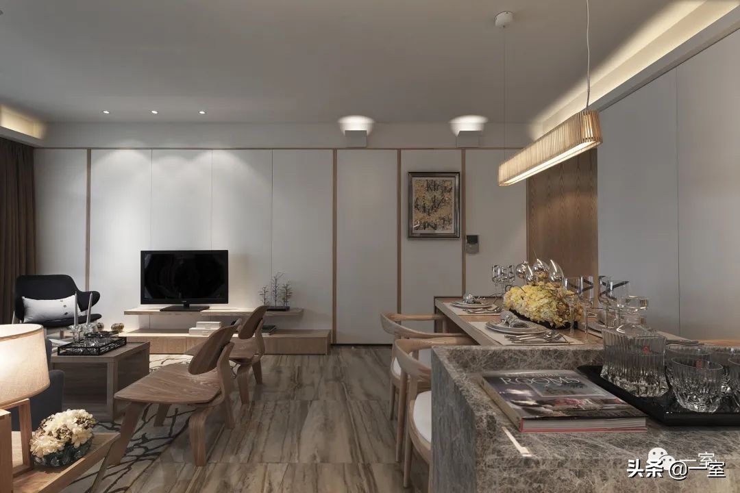 梁志天唐忠汉排名,现代风背景墙作品