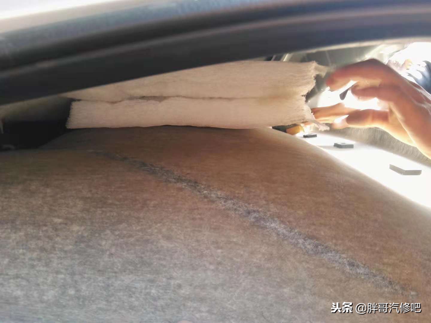 汽车顶棚共振异响的处理方法,汽车顶棚异响消除神器