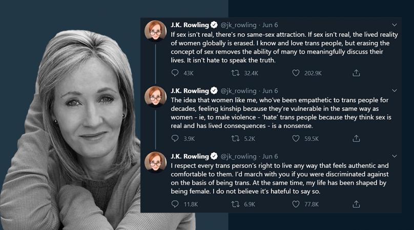 jk罗琳为什么拒绝迈克尔杰克逊,罗琳反对跨性别者