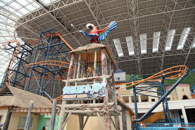 天津欢乐谷火山探险,天津欢乐谷激流勇进