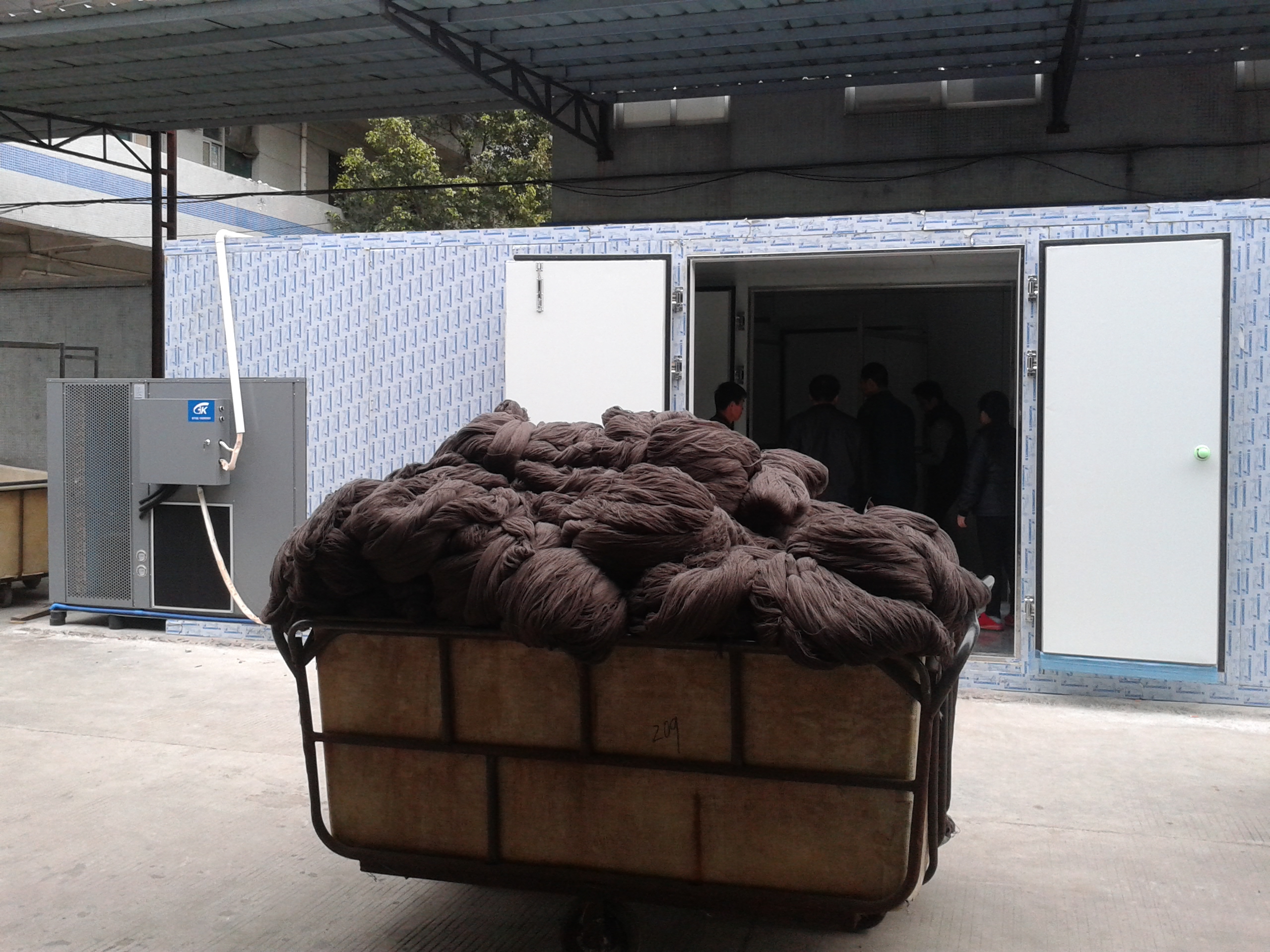 空气能热泵技术在纯棉纱烘干中的应用