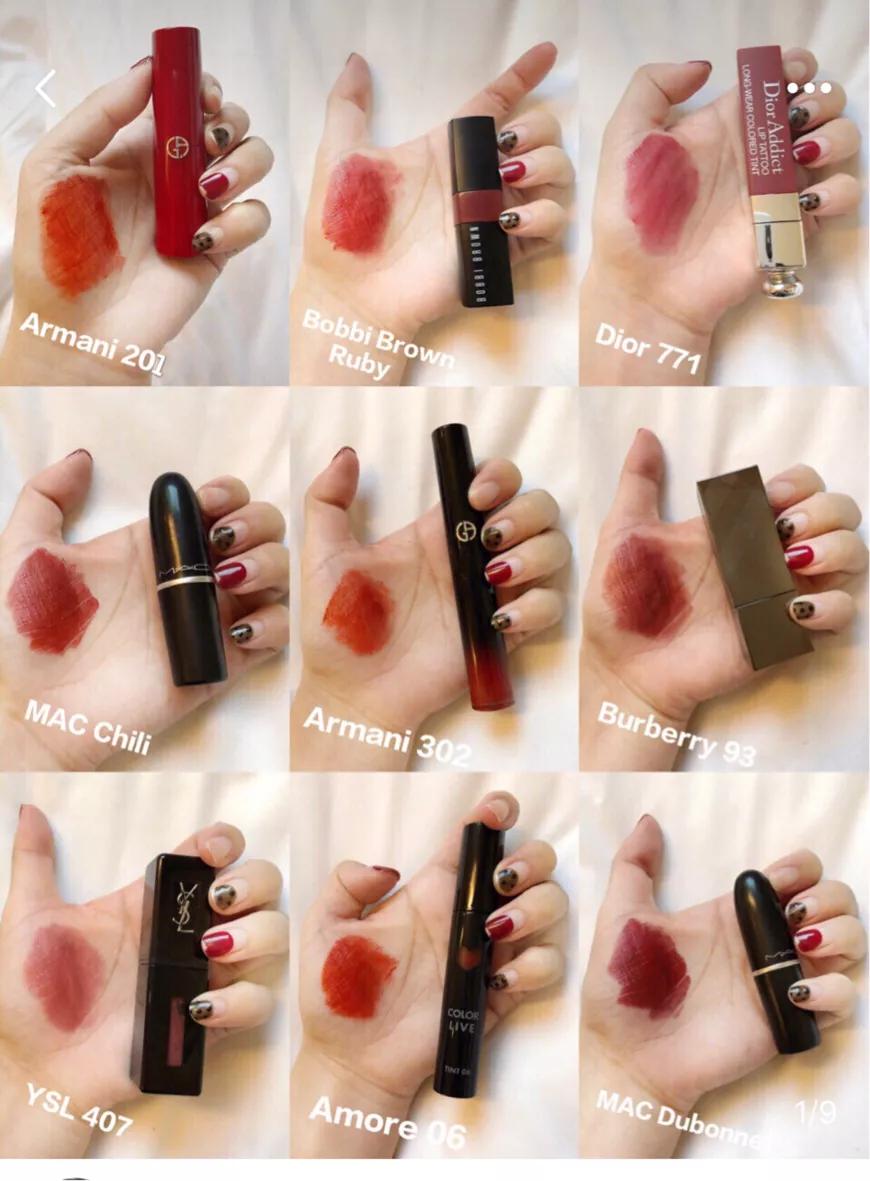 黄皮最爱秋冬超显白的必备热门色口红试色分享，再冷也要美美的