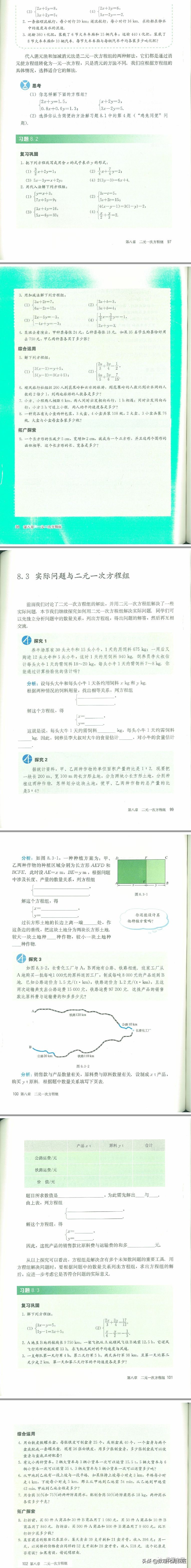 寒假预习七年级下册数学书,人教版七年级寒假预习资料推荐