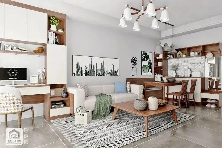 客厅装修设计高级感图文,挑空客厅十字圆顶装修效果图