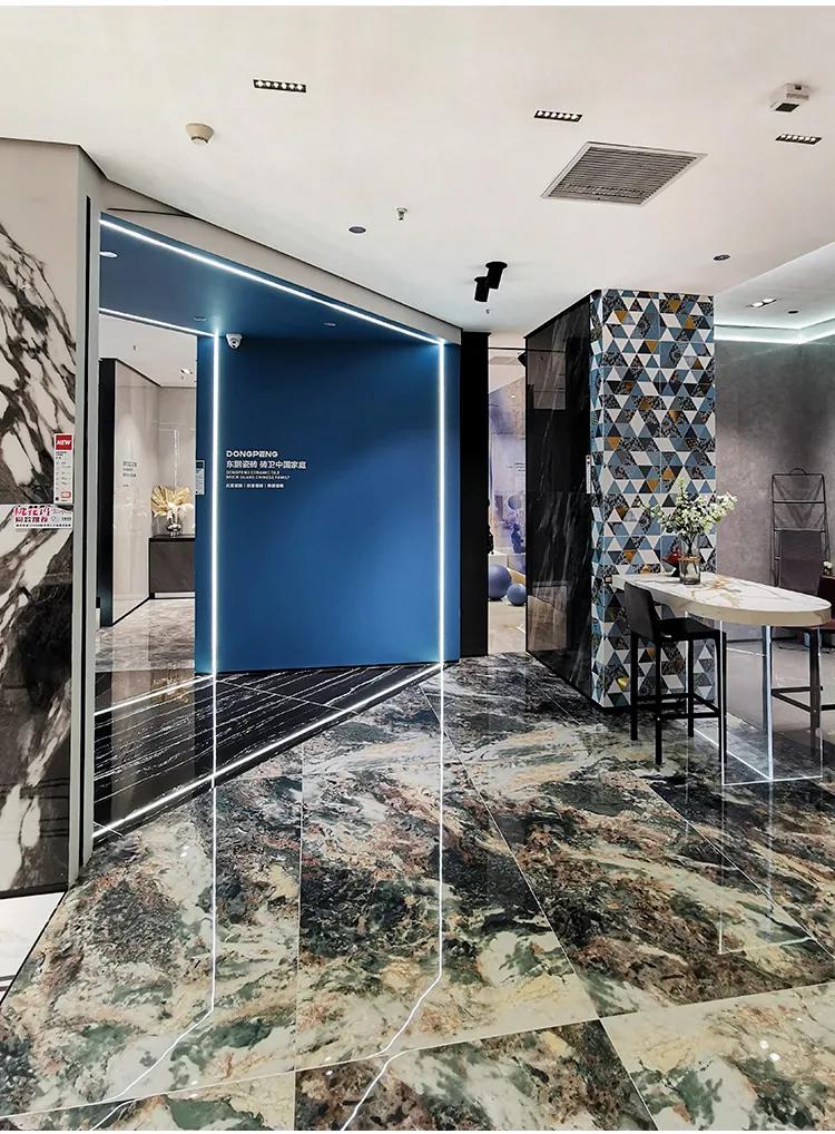 东鹏整装卫浴店面装修布置图,东鹏瓷砖门店空间设计